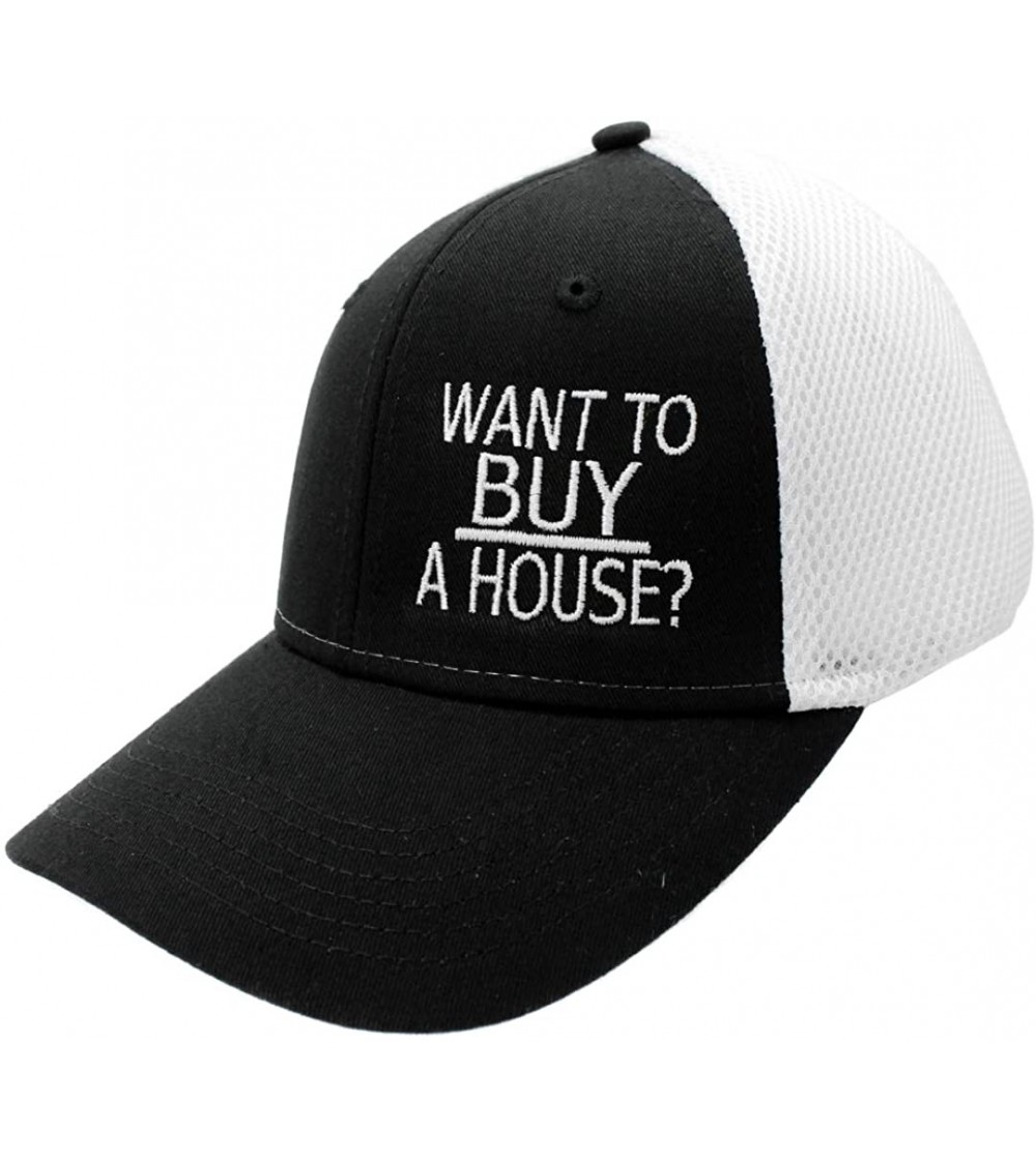 Baseball Caps New Want to Buy A House Women's Real Estate Caps Real Estate Women's Trucker Style Hat Realtor Hats Gifts - C11...