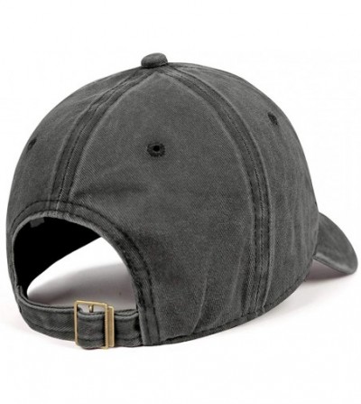 Baseball Caps Vintage-Glacier-National-Park- Hat for Mens Womens Sun Hat Adjustable Outdoor Denim Strapback Hat Caps - CH18WM...