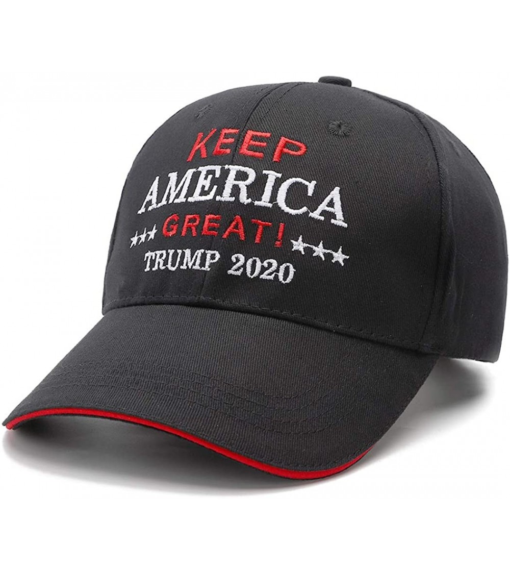 Baseball Caps Donald Trump 2020 President MAGA Keep America Great Hat 2020 USA Baseball Make America Great Again Hat - Black ...