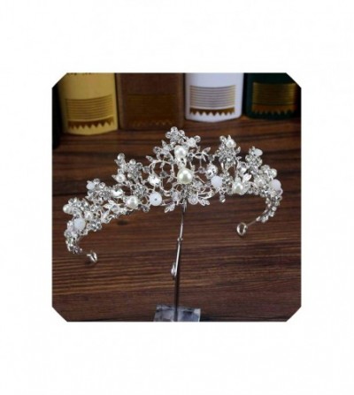 Headbands Vintage Jewelry Crystal Headband Wedding - handmade crown - CG18WK60XY7