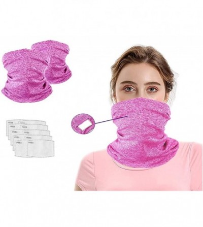 Balaclavas scarf headscarf neck leggings multifunctional balaclava-outdoor multifunctional mask - Pink - CG1987K8TN4