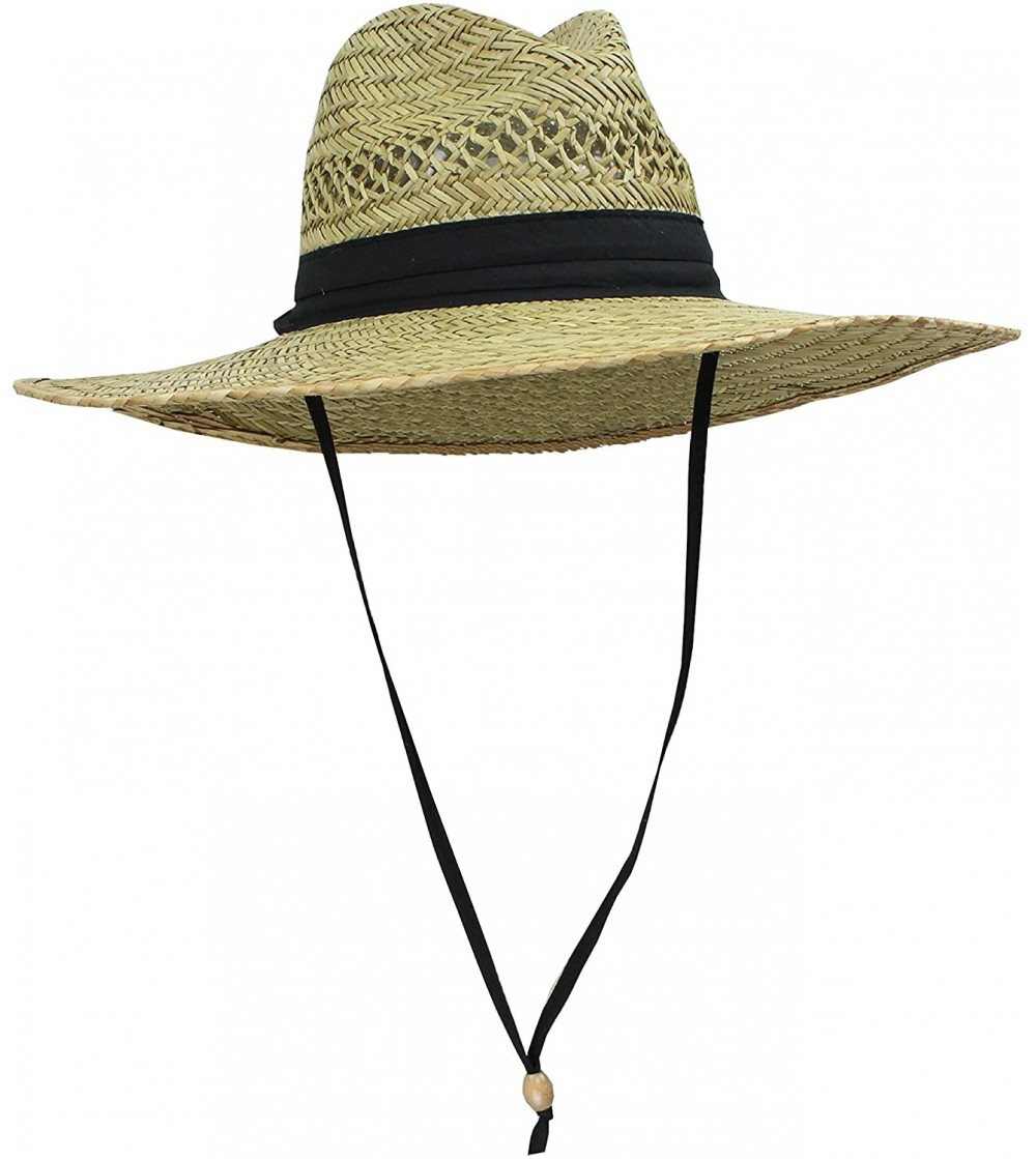 Mens Straw Outback Lifeguard Wide