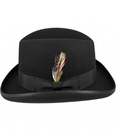 Sun Hats Hats Wool Homburg Hat - Black - CO115H4WHPH