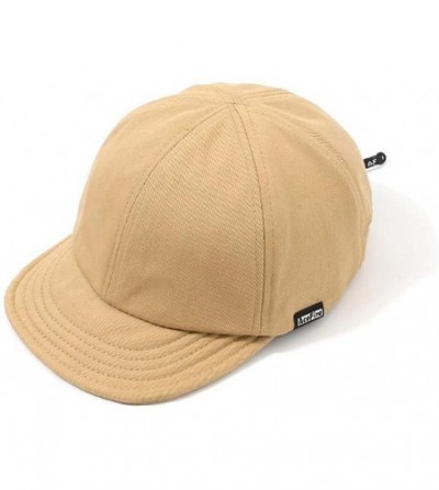 Baseball Caps Stylish Short Brim Soft Cap Baseball Cap Trucker/Baseball Style Hat Cap - Dy01-khaki - CP18YYWCQDY