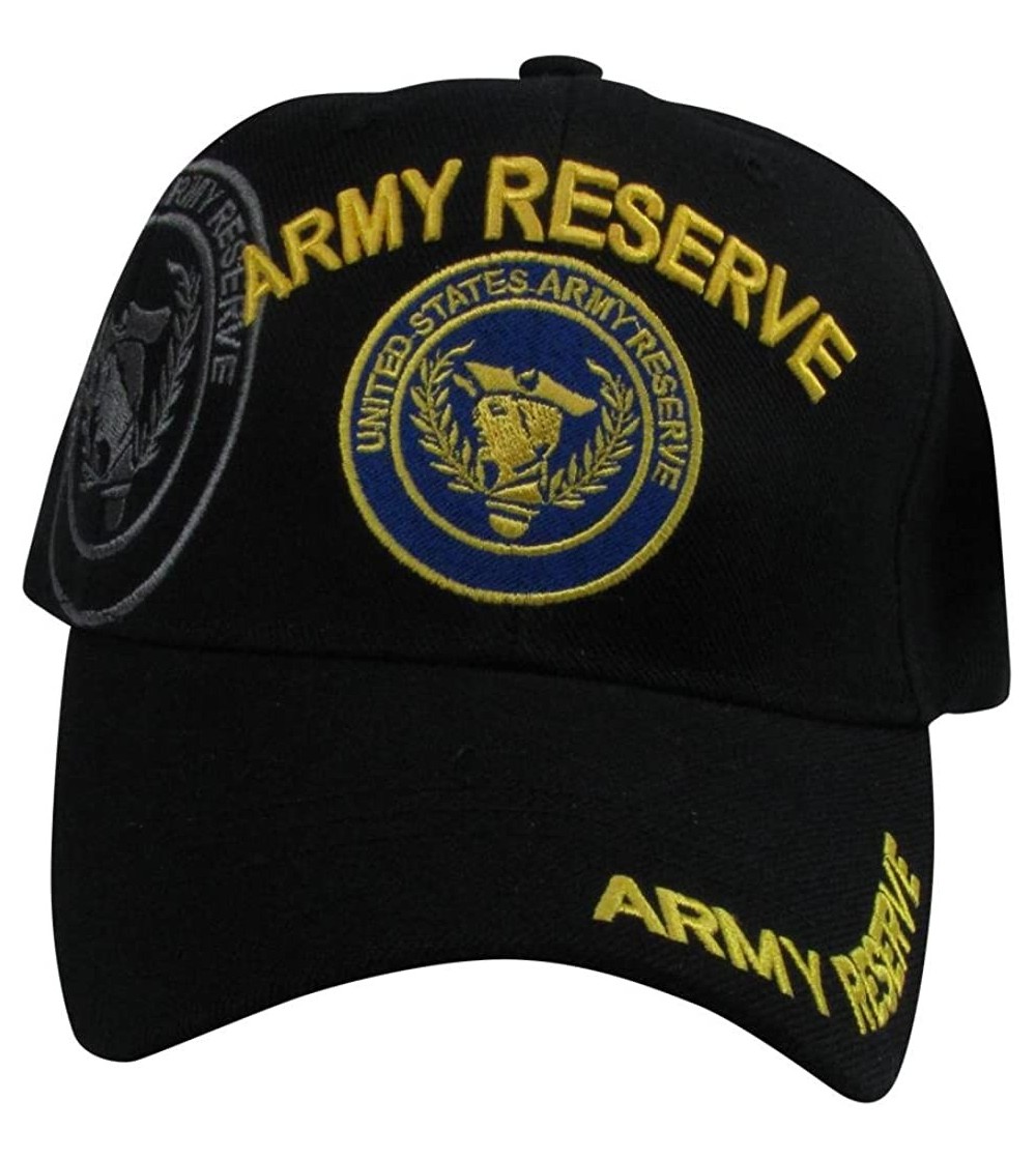Baseball Caps US Warriors Men's U.S. Army Reserve Baseball Hat One Size Black - CB11K2O4HPZ