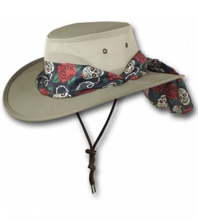 Sun Hats Ladies Canvas Drover Hat - Item 1047 - Khaki 3412 - C6182WZTHOT