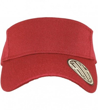 Baseball Caps Premium Plain SunVisor Baseball Golf Fishing Tennis Cap Hat Adjustable Unisex - Burgundy - CH1889W8OC7