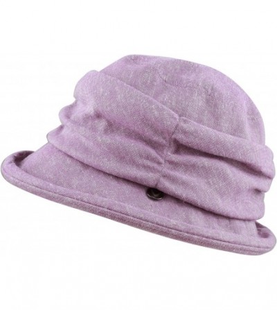 Bucket Hats Light Weight Packable Women's Sun Beach Bucket Outdoor Hat - Marie-lavender - CS18GZDG2T6