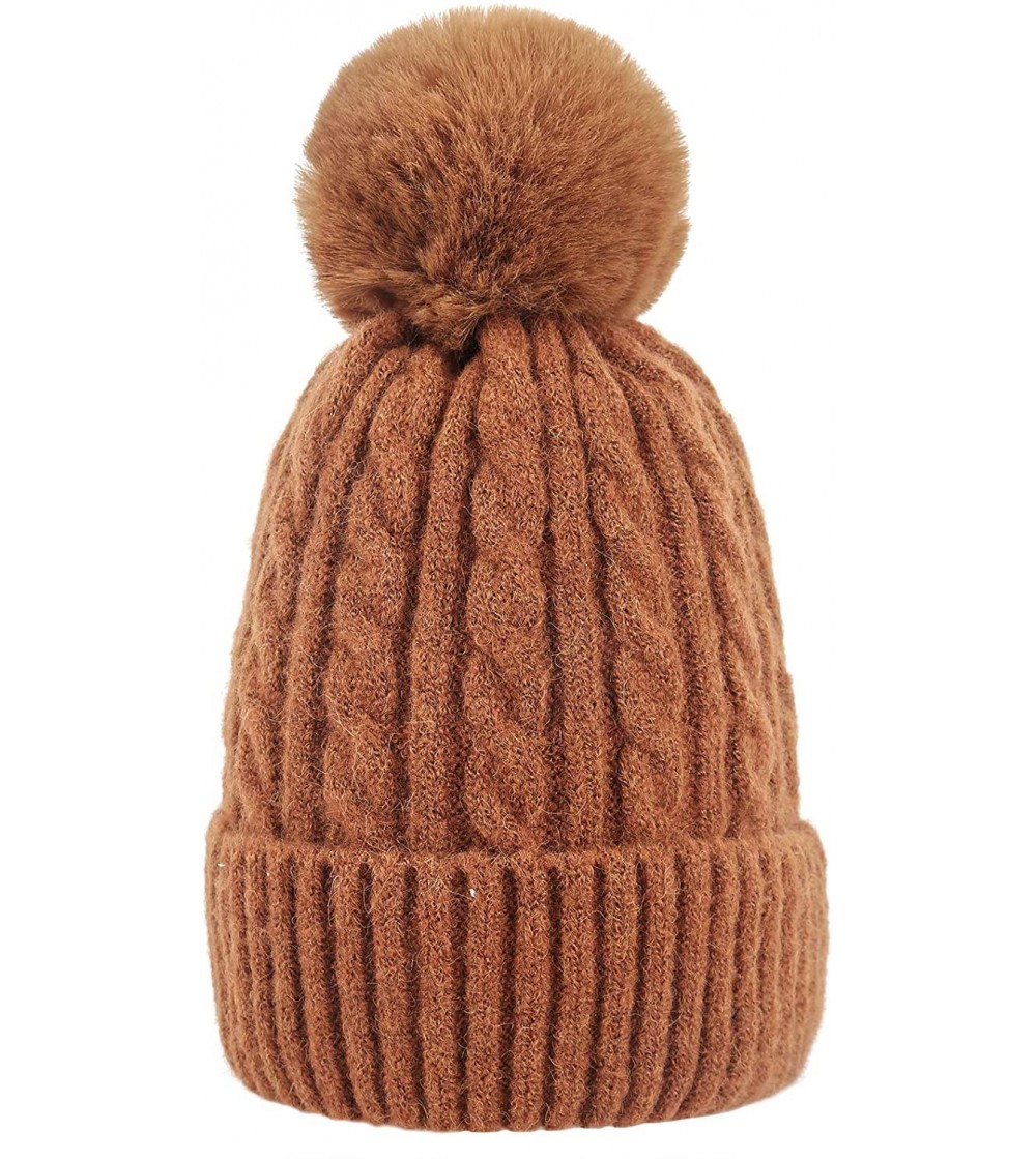 Womens Weather Beanie Imitation Knitted