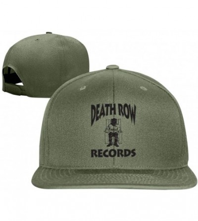 Baseball Caps Baseball Cap Death Row Records Outdoor Wild Hat Adjustable Trucker Hat - Green - CY18OWDQC2K
