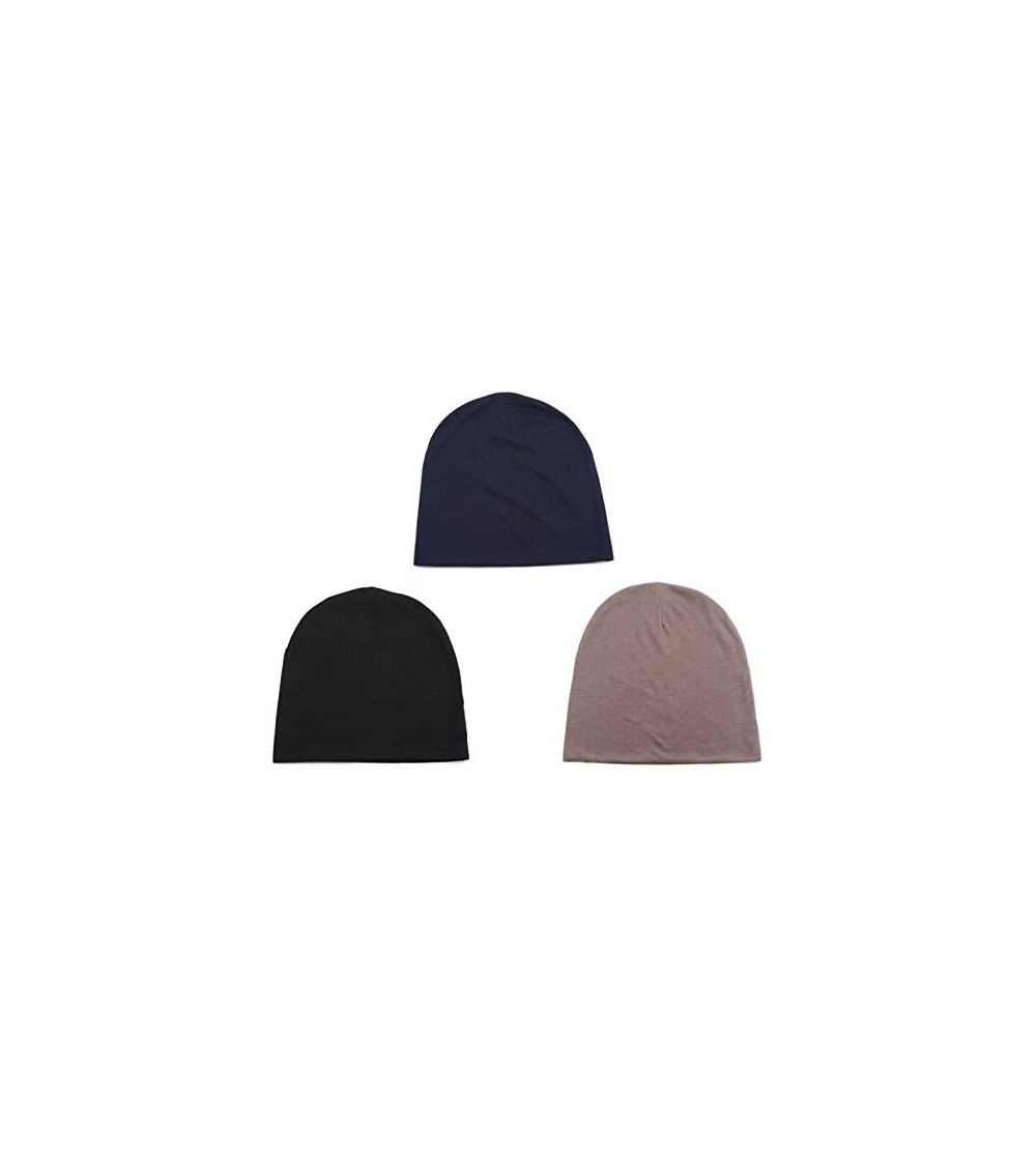 Unisex Solid Color Jersey Beanie