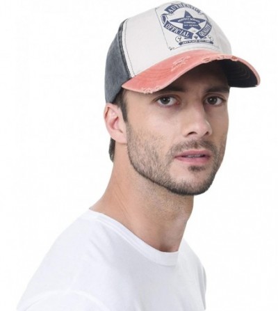 WITHMOONS Distressed Vintage Baseball Trucker