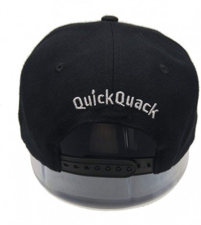 Baseball Caps 3D Embossed/Embroidery Letters Baseball Cap - Flat Visor Adjustable Snapback Hats Blank Caps - Black-01 - CJ18W...