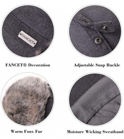 Baseball Caps Wool/Cotton/Washed Baseball Cap Earflap Elmer Fudd Hat All Season Fashion Unisex 56-61CM - 99707_black - CR18AO...