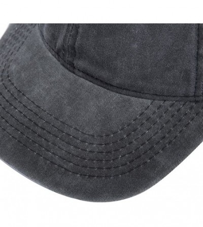 Baseball Caps Custom Embroidered Baseball Hat-Personalized Hat-Trucker Cap for Men/Women(Black) - Dark Gray - CV18H7ATRUY