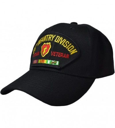 Baseball Caps 25th Infantry Division Vietnam Veteran Cap Black - C0182YOUCEH