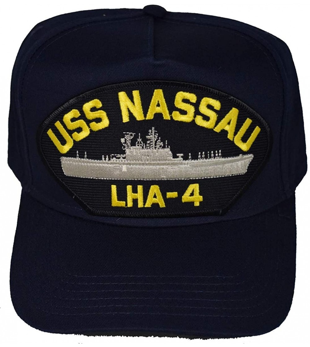 Sun Hats USS Nassau LHA-4 Ship HAT - Navy Blue - Veteran Owned Business - CM194MINEC4