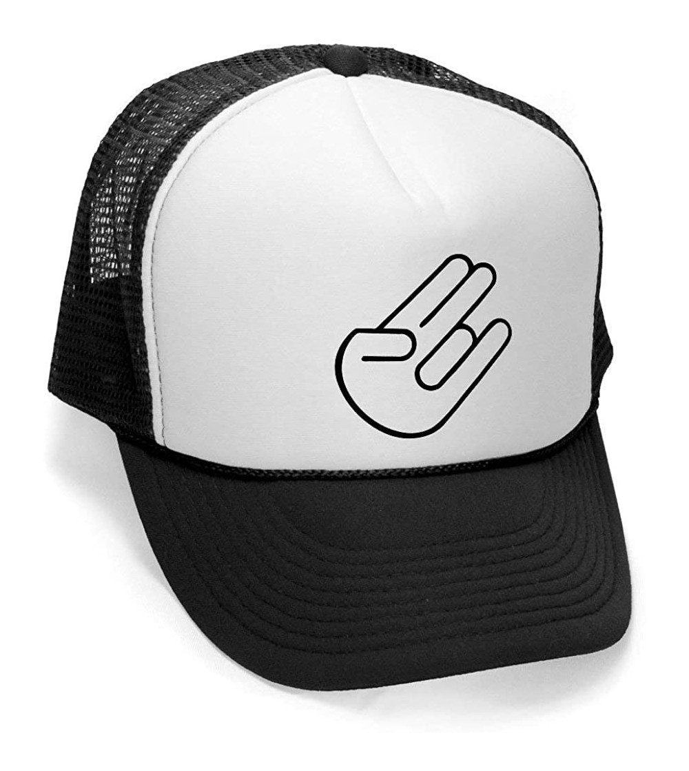 Baseball Caps The Shocker - Funny Vulgar Joke Party frat Mesh Trucker Cap Hat- Black - C611K7JRWA1