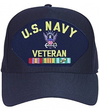 Baseball Caps U.S. Navy Insignia Vietnam Ribbon Veteran Ball Cap - C912NYLBTDR