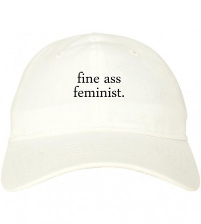 Baseball Caps Fine Ass Feminist Womens Dad Hat Baseball Cap - White - C712B5RRZA5