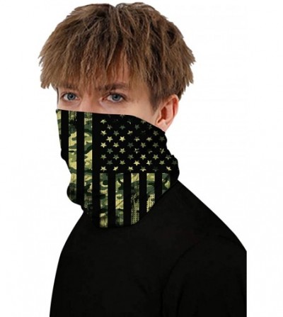 Balaclavas Bandana Face Mask Neck Gaiter- Cool Lightweight Unisex Scarf Mask Tube Multifunctional Headwear - I-flag Printed3 ...