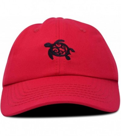 Baseball Caps Turtle Hat Nature Womens Baseball Cap - Red - CE18M9SIDWH