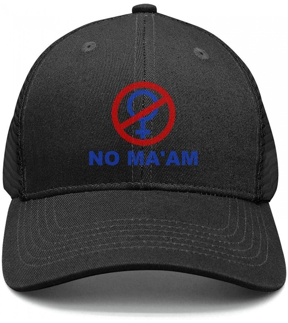 Baseball Caps No Ma'am - Vintage Style Trucker Hat Retro Mesh Cap - No Ma'am-28 - CN18LE83UA4