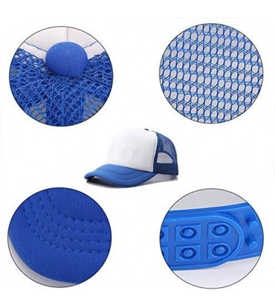 Baseball Caps Trucker Mesh Hat Baseball Caps Swag Leopard Adjustable Snapback Hats - Yellow - CN18IGC76ET