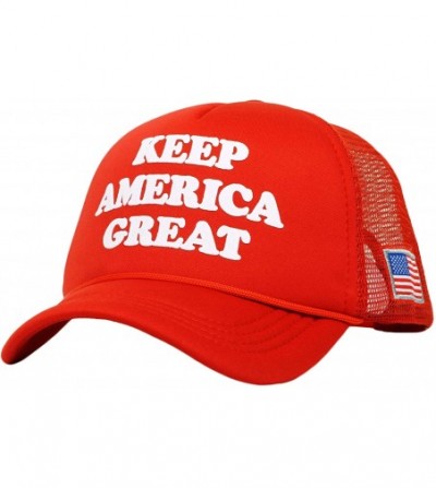Baseball Caps Trump 2020 Keep America Great Embroidery Campaign Hat USA Baseball Cap - Keep America Great Mesh- Red - CU18WZI...