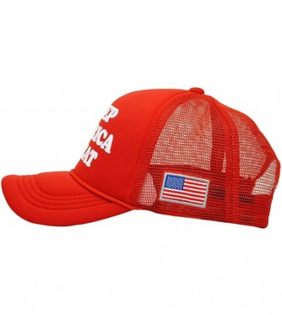 Baseball Caps Trump 2020 Keep America Great Embroidery Campaign Hat USA Baseball Cap - Keep America Great Mesh- Red - CU18WZI...