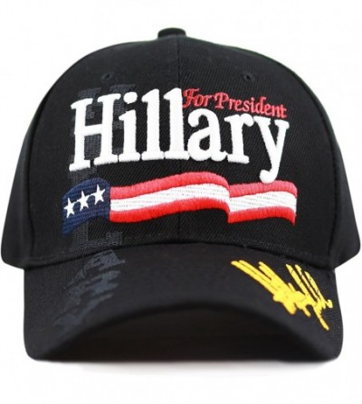 Baseball Caps Unisex 2020 President Campaign Hillary for President Hat - Black - CR12MITBAE1