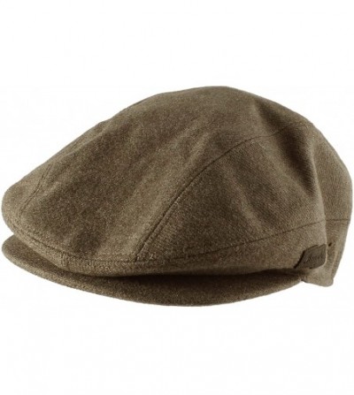 Newsboy Caps Soft Faux Wool Warm Newsboy Cap Gatsby Golf Hat - Olive - Brown - CL19572RSYE