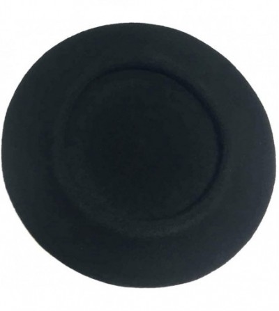 Berets Heritage Traditional French Wool Beret - Blacknoir - CK18TUHS9H9
