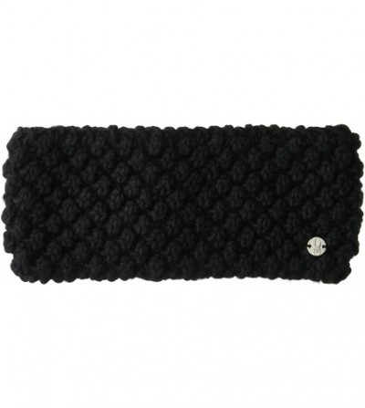 Cold Weather Headbands Women's Brrr Berry Headband- Black/Black- One Size - C1188ALES3M