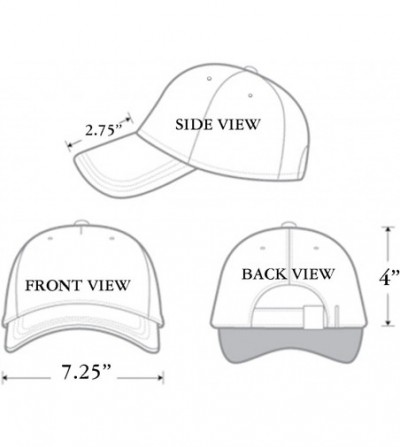 Baseball Caps Two Tone 100% Cotton Stonewashed Cap Adjustable Hat Low Profile Baseball Cap. - Hot Pink - CT12O20RZOJ