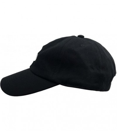 Baseball Caps X Hat Dad Hat Baseball Cap Embroidered Cap Adjustable Cotton Hat Plain Cap - Black - CN18E8UECN4