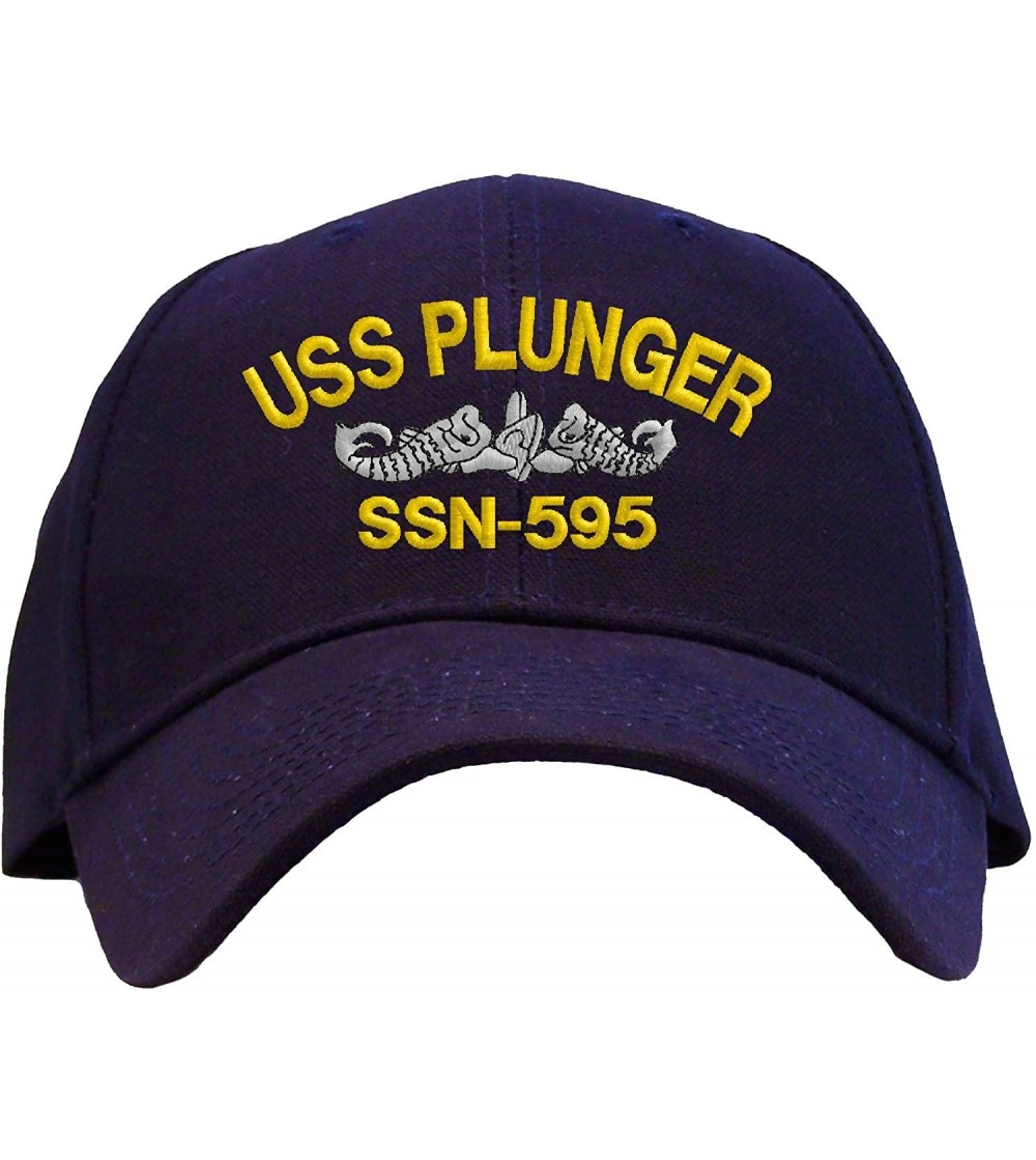 Baseball Caps USS Plunger SSN-595 Embroidered Pro Sport Baseball Cap - A Navy - CO180OT63Y2
