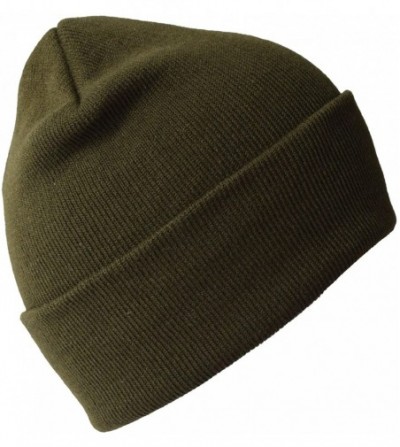 Skullies & Beanies Olive Green Cap Nice Caps Beanie Mens Hats Olive Hat Knit Hats Cap Olive-One Size - C412J0HSTET