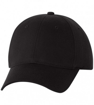 Baseball Caps VC900 - Poly/Cotton Twill Cap - Black - C4118D1BHRF