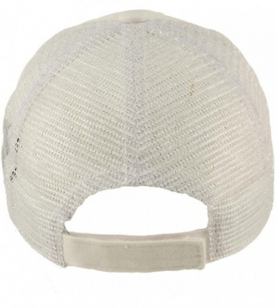 Baseball Caps Summer Embroidered I'm Not a Unicon Yet Mesh Trucker Baseball Ball Cap Hat - White - CU180OMKTMM