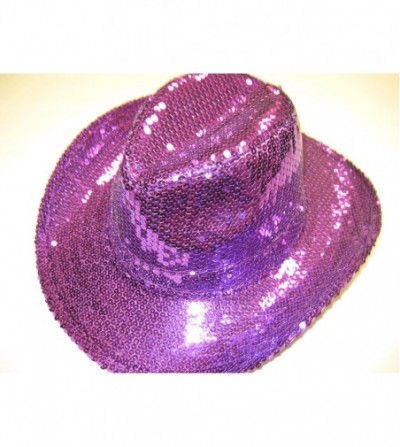 Cowboy Hats Holiday Deals! Western Purple Sequins/Birthday Girl/Red Hat Ladies - CU115H1S97Z