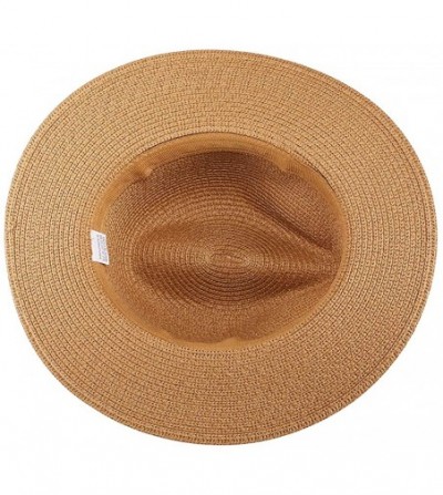 Sun Hats Beach Hats for Women- Summer Straw Hats Wide Brim Panama Hats with UV UPF 50+ Protection for Girls and Ladies - CB19...