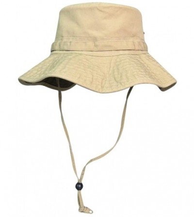 Sun Hats Bucket Hat Wide Brim UV Protection Sun Hat Boonie Hats Fishing Hiking Safari Outdoor Hats for Men and Women - CI18W3...