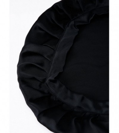 Skullies & Beanies Natural Sleep Bonnet Beauty - Black - CM12ODRVK1I
