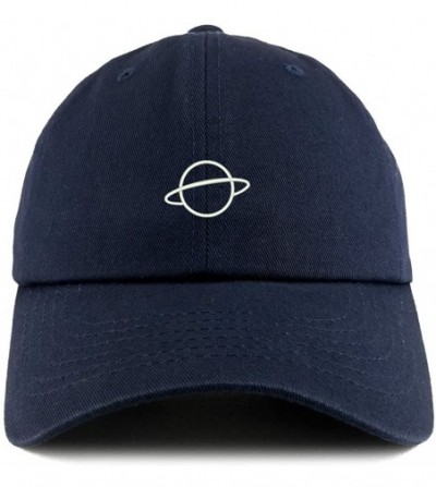 Baseball Caps Planet Embroidered Low Profile Soft Cotton Dad Hat Cap - Navy - CG18D4XCG89