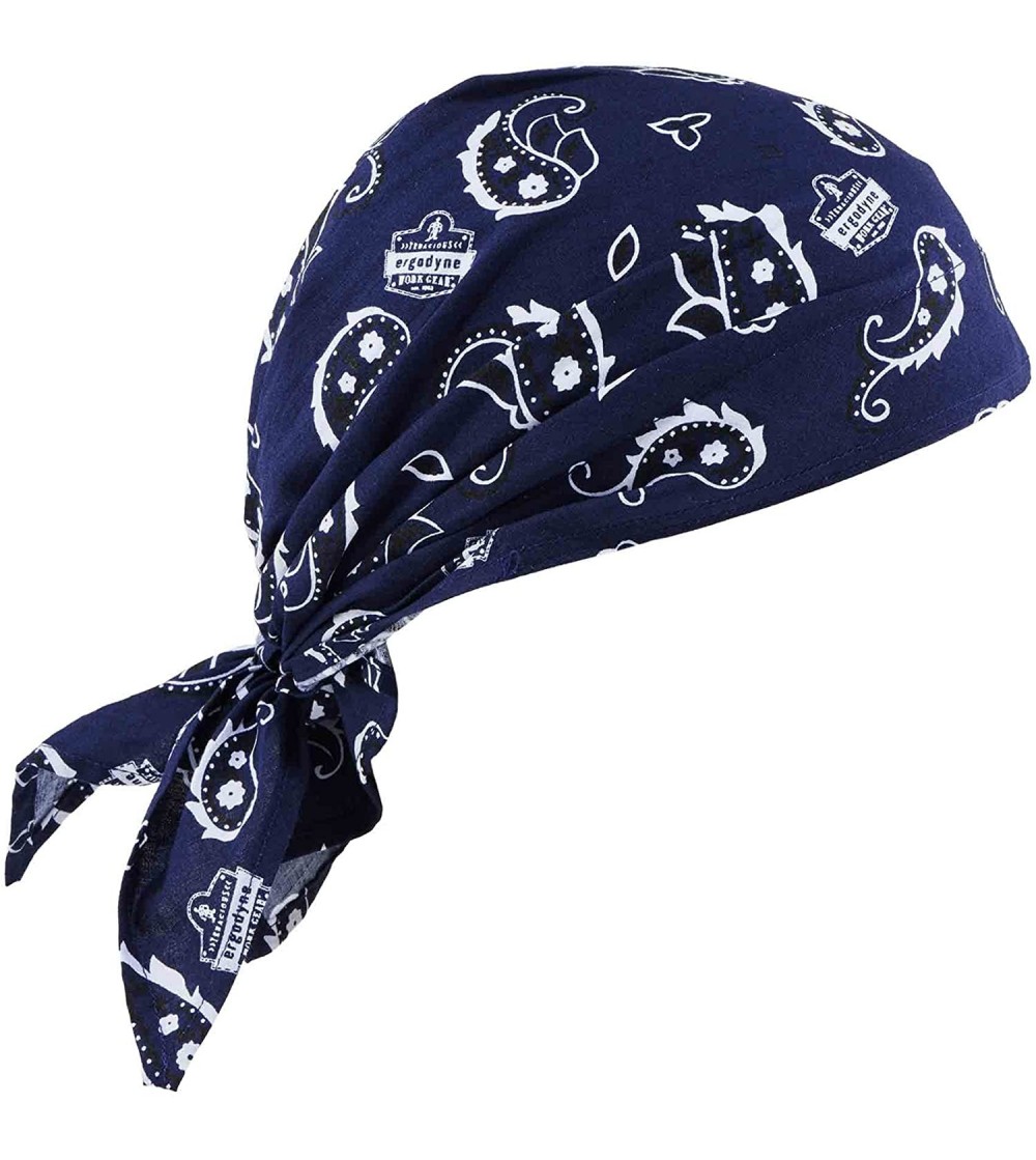 Skullies & Beanies Chill-Its 6710CT Evaporative Cooling Dew Rag- Navy Western - Navy Western - CZ1102DCW21