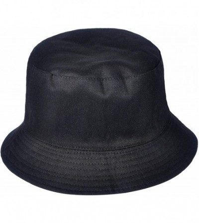 Bucket Hats Unisex Cute Print Bucket Hat Summer Fisherman Cap - Black Lemon - C118ZH64RG5