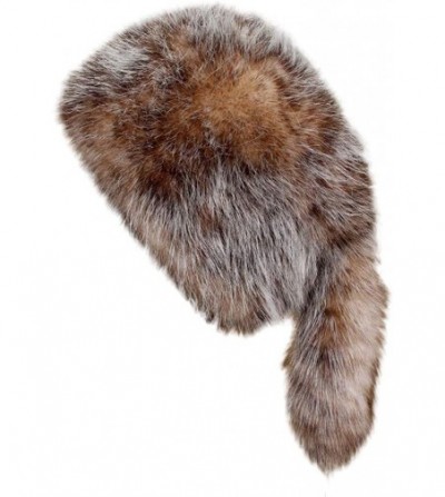 Headbands Womens Winter Hat Faux Fur Headband Cap Headgear Earwarmer Earmuff Snow Hat - D-brown - C318LZ80CUM