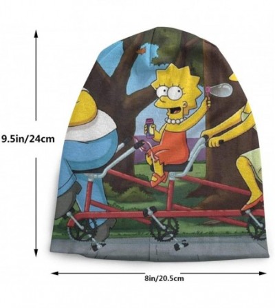 Skullies & Beanies Bart Simpson Knitted Children Fashion Hatsoft - Black6 - C2198CKD2XZ