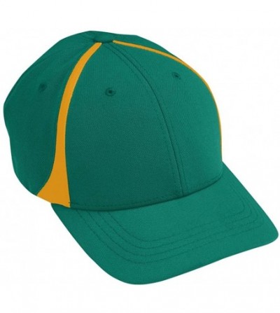 Baseball Caps Mens 6310 - Dark Green/Gold - CM11Q3LKL4R